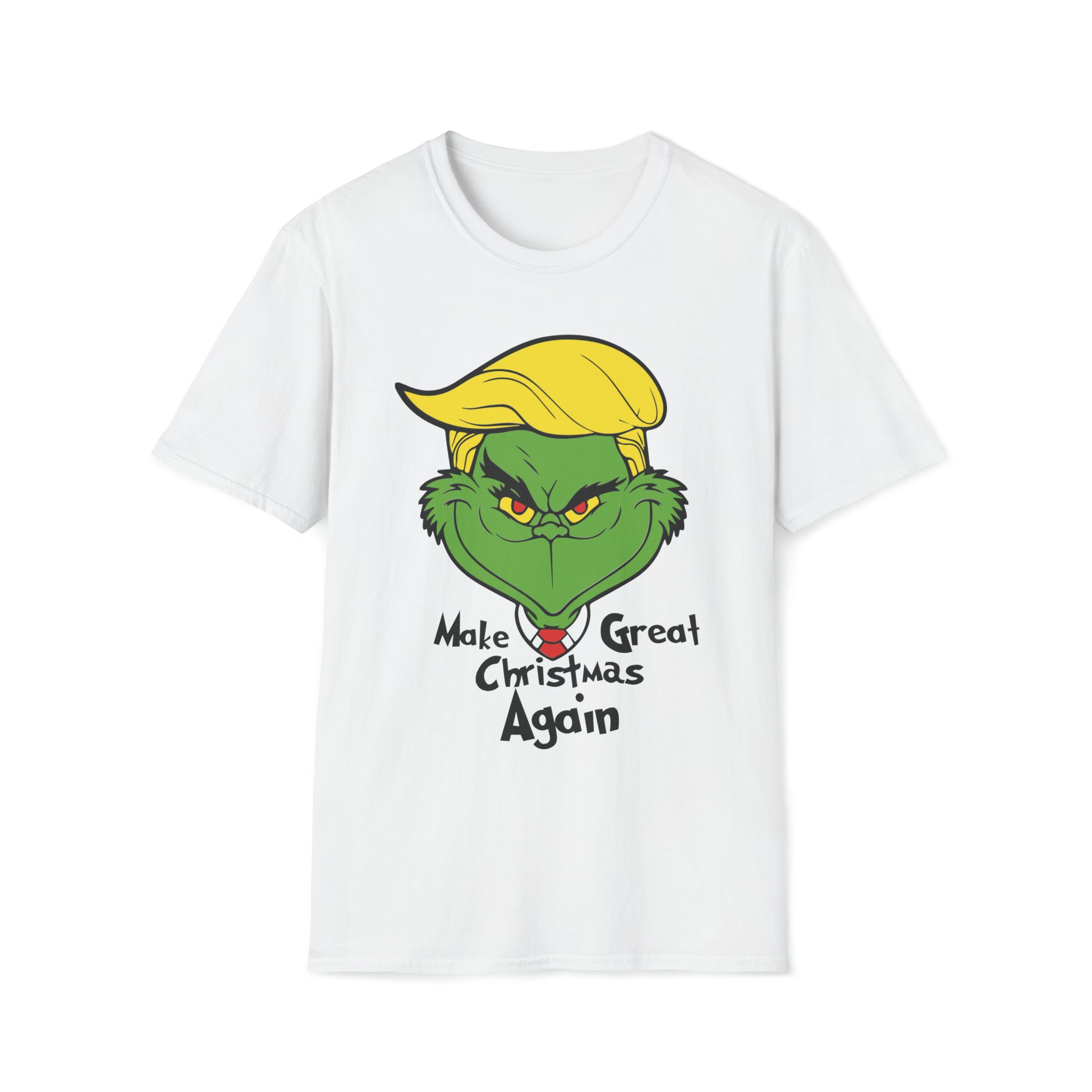 Christmas Great Again Grinchy - Unisex Softstyle T-Shirt - OCDandApparel
