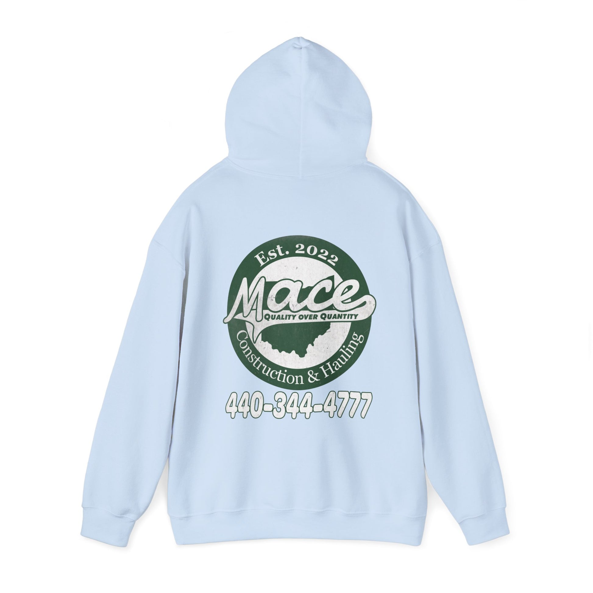 Mace Construction & Hauling - Unisex Heavy Blend™ Hooded Sweatshirt - OCDandApparel