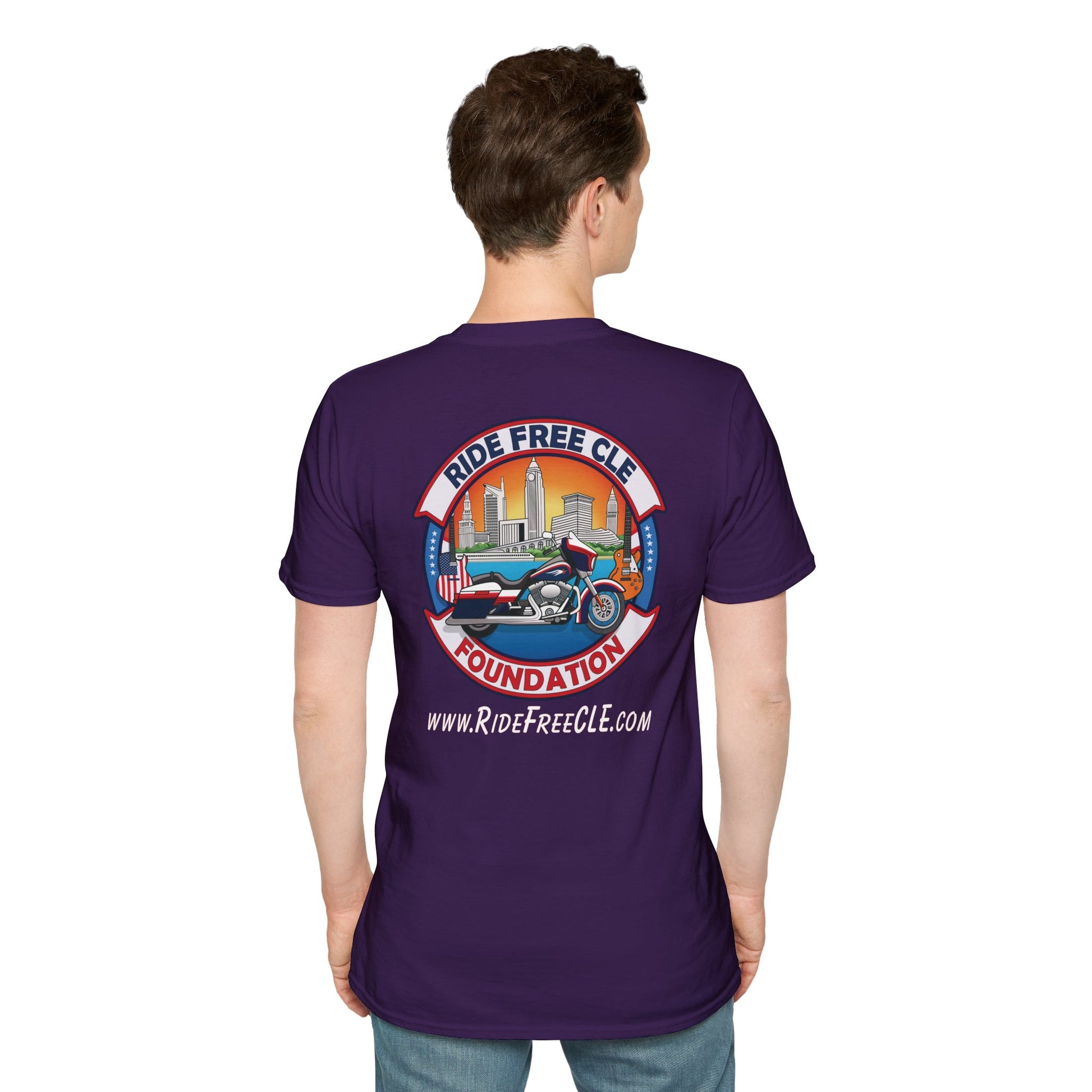 Ride Free CLE - Unisex Softstyle T-Shirt - OCDandApparel