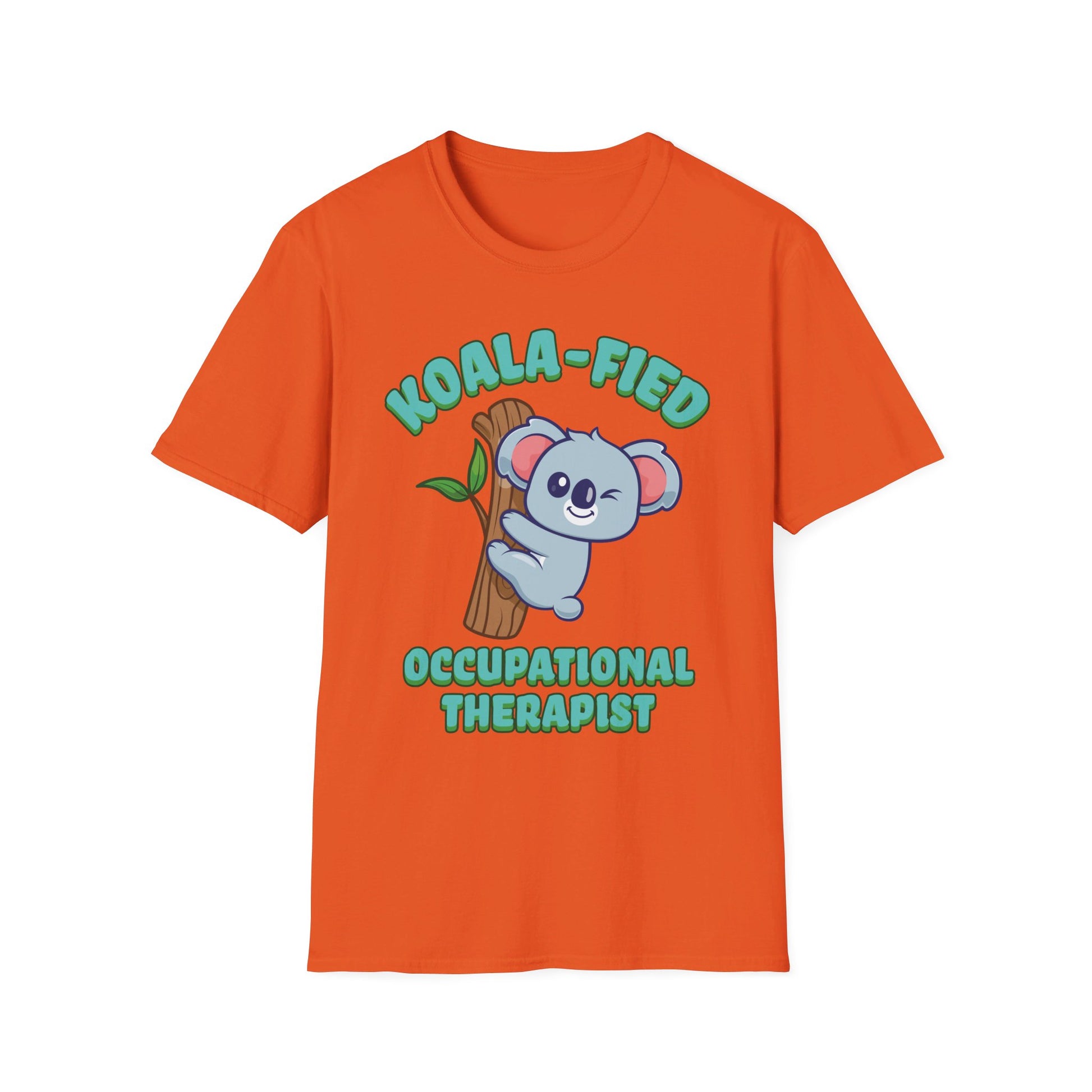Koala-Fied Occupational Therapist - Unisex Softstyle T-Shirt - OCDandApparel