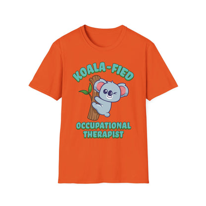 Koala-Fied Occupational Therapist - Unisex Softstyle T-Shirt - OCDandApparel