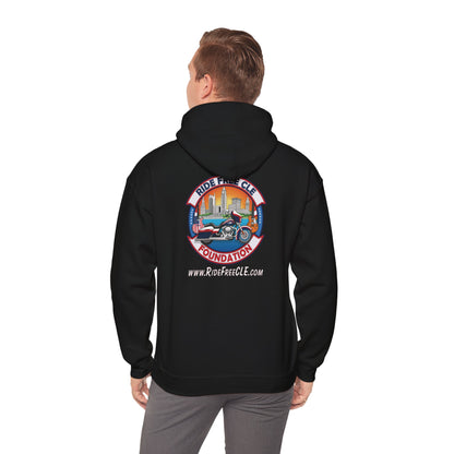 Ride Free CLE - Unisex Heavy Blend™ Hooded Sweatshirt - OCDandApparel