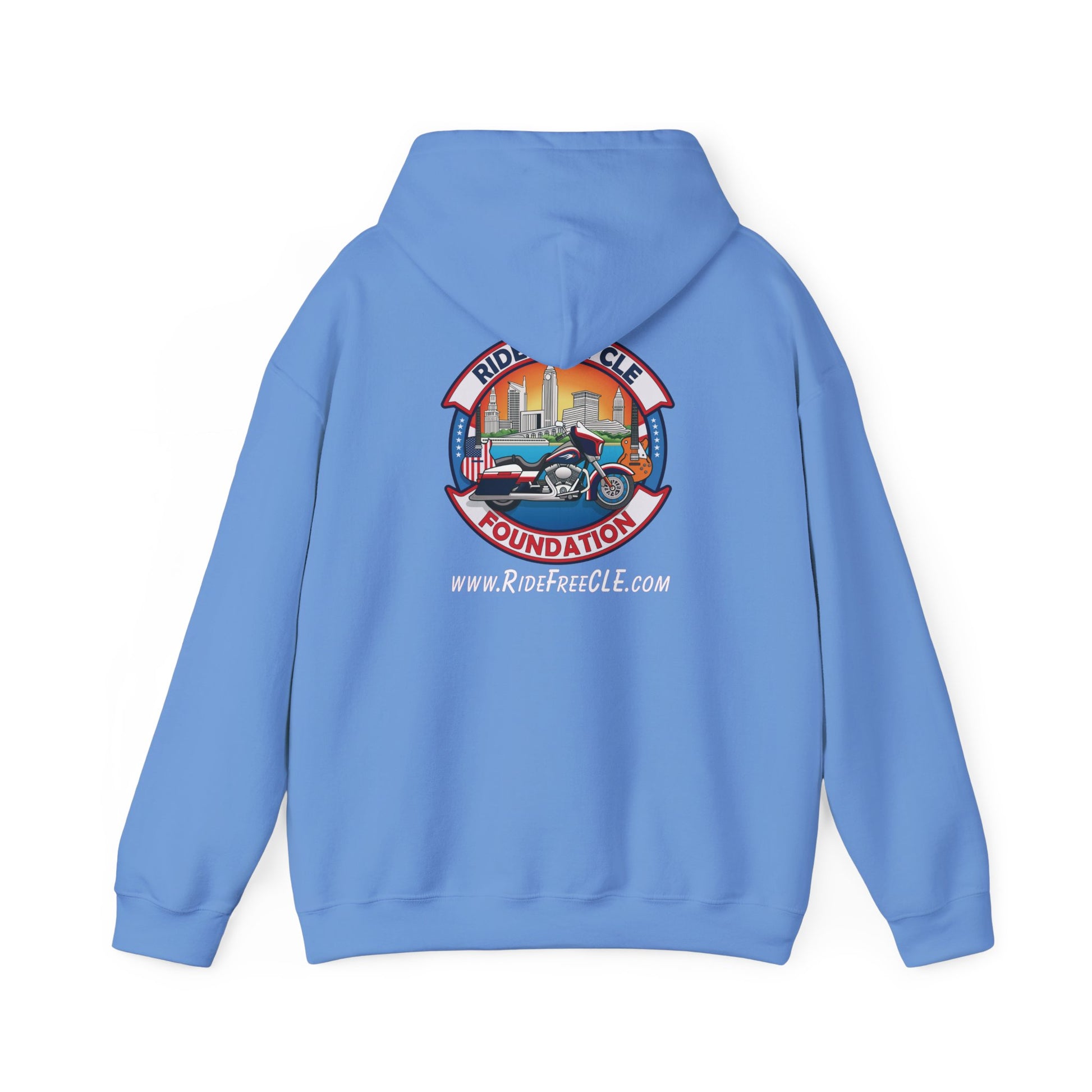 Ride Free CLE - Unisex Heavy Blend™ Hooded Sweatshirt - OCDandApparel