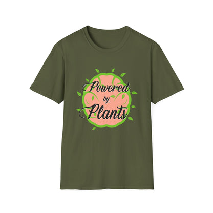 Powered by Plants - Unisex Softstyle T-Shirt - OCDandApparel