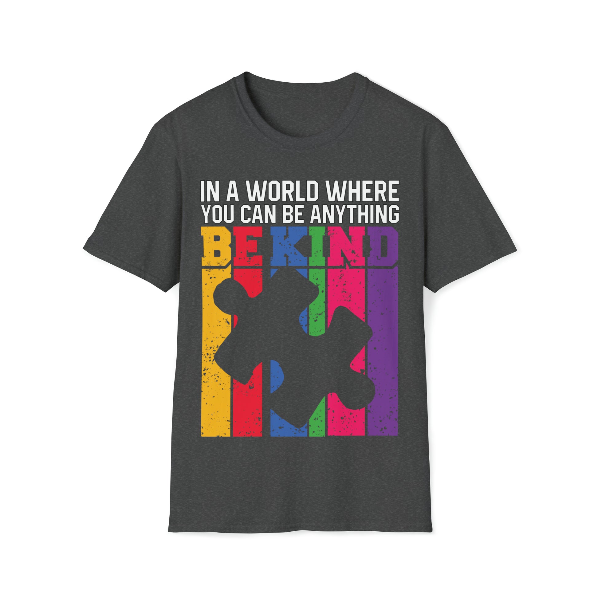 Autism - Be Kind - Unisex Softstyle T-Shirt - OCDandApparel