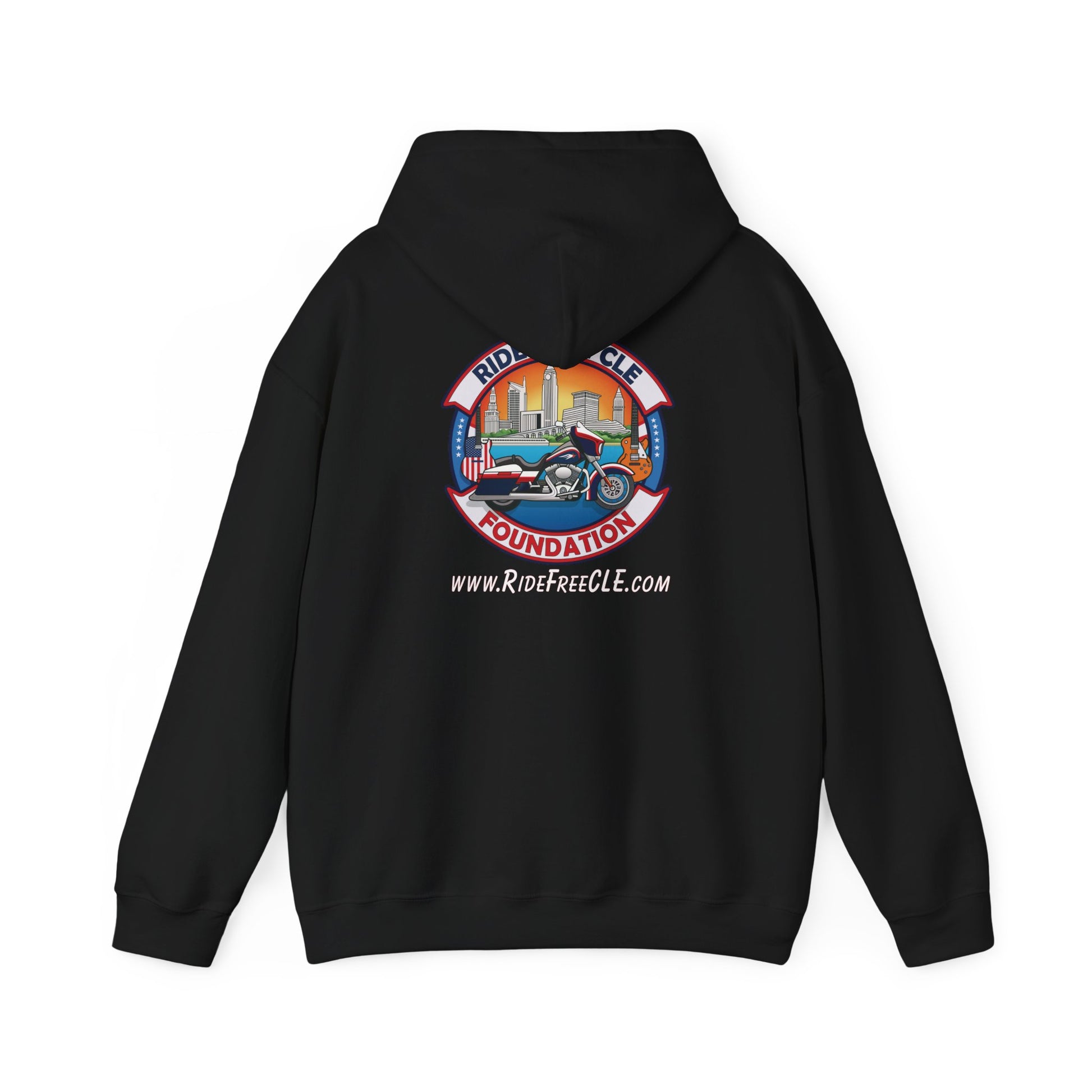 Ride Free CLE - Unisex Heavy Blend™ Hooded Sweatshirt - OCDandApparel