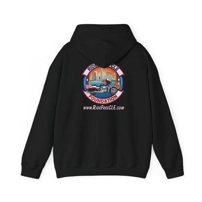 Ride Free CLE - Unisex Heavy Blend™ Hooded Sweatshirt - OCDandApparel