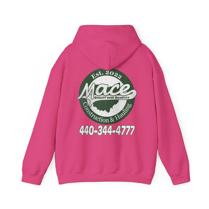 Mace Construction & Hauling - Unisex Heavy Blend™ Hooded Sweatshirt - OCDandApparel