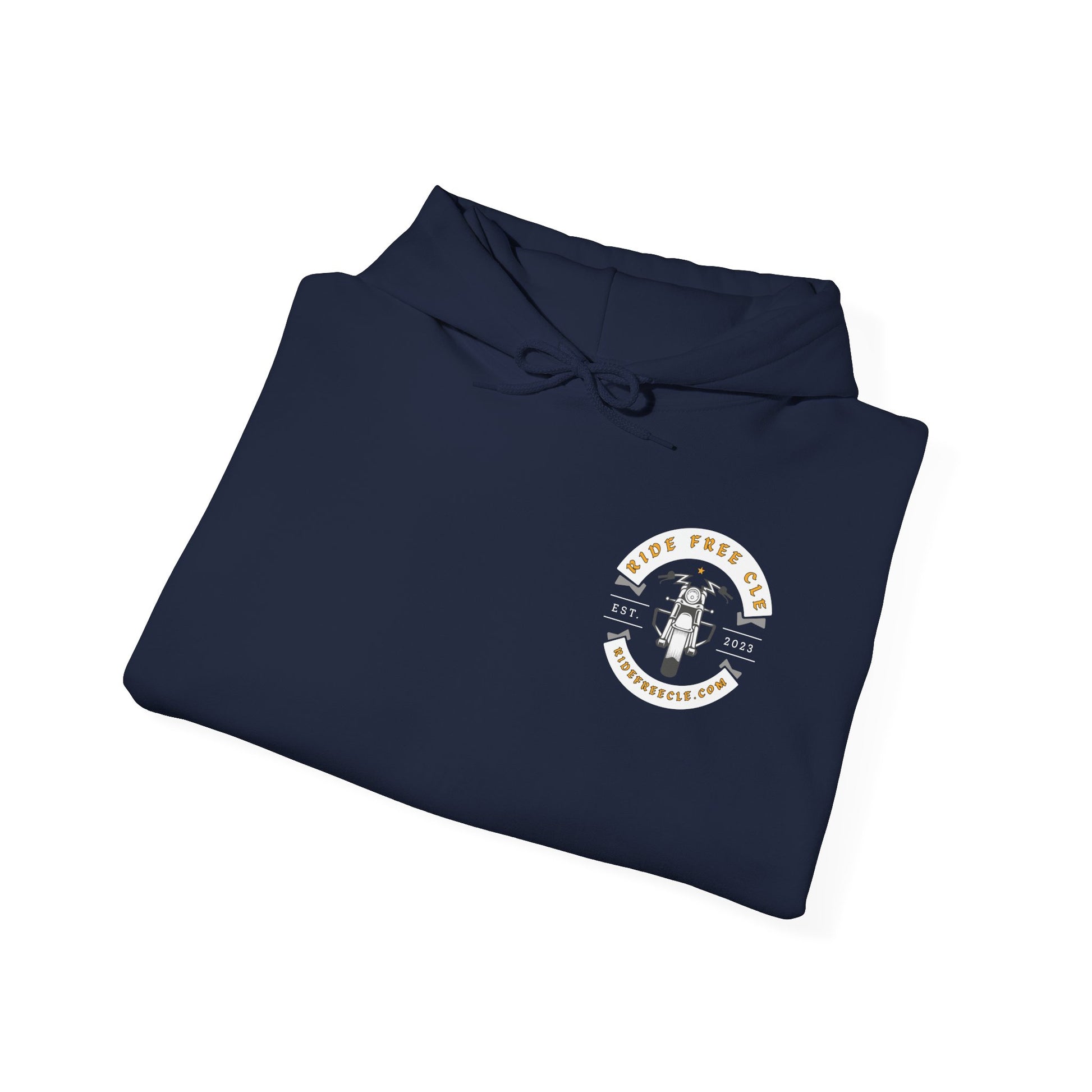 Ride Free CLE - Unisex Heavy Blend™ Hooded Sweatshirt - OCDandApparel