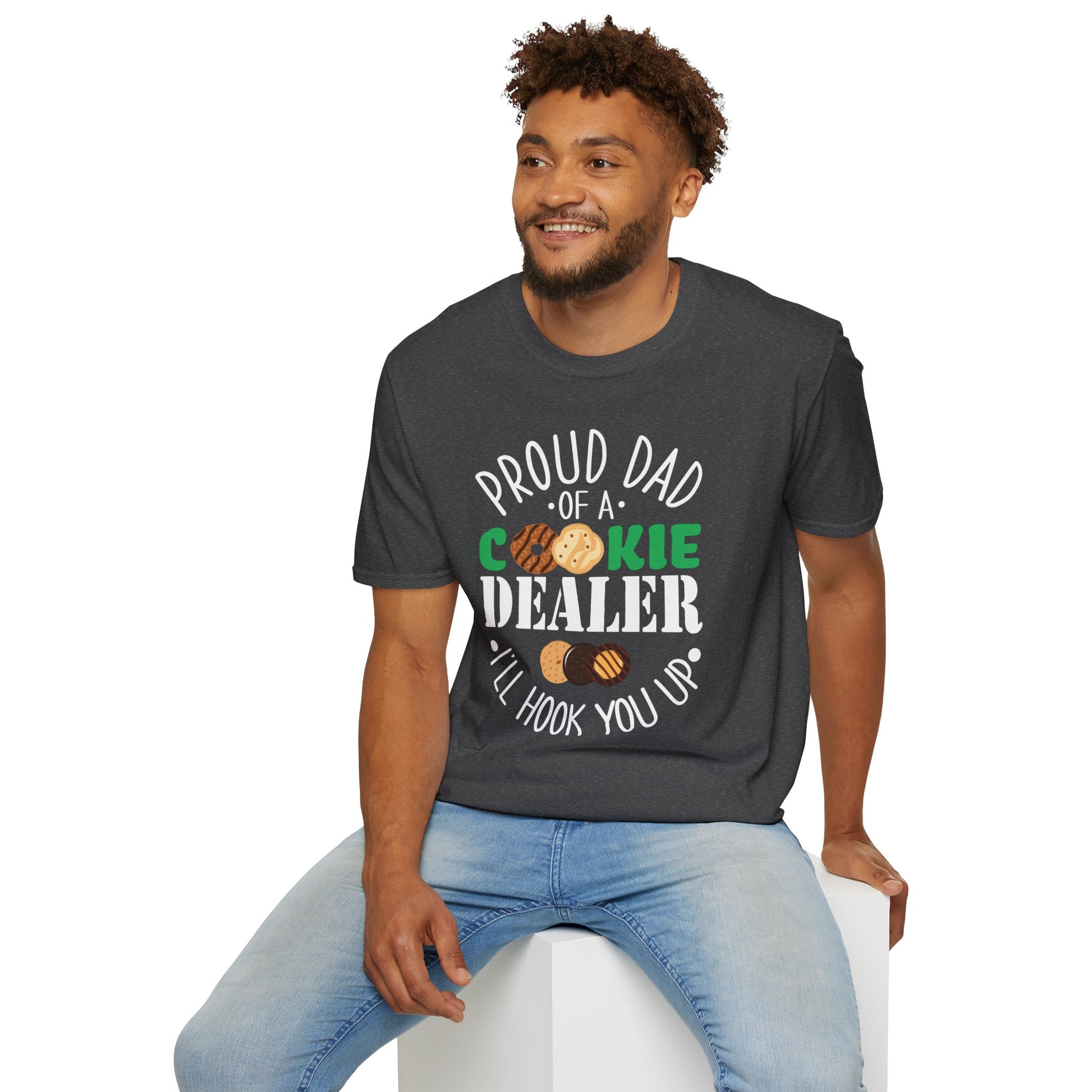 Proud Dad Of a Cookie Dealer - Unisex Softstyle T-Shirt - OCDandApparel