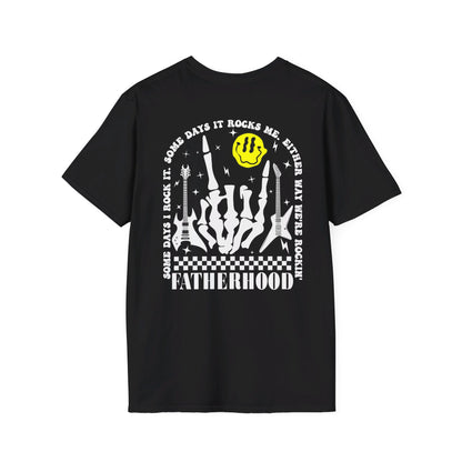 Rockin' Fatherhood - Unisex Softstyle T-Shirt - OCDandApparel