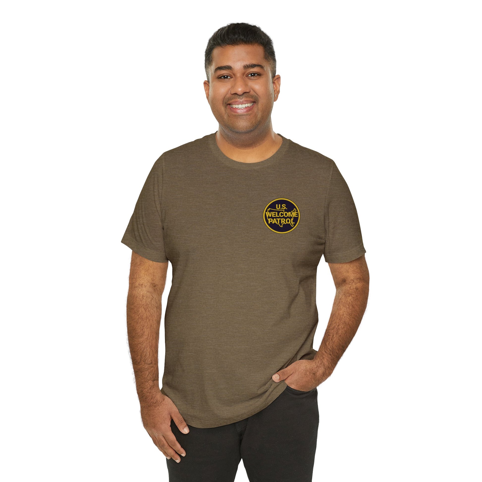 US Welcome Patrol Parody - Unisex Jersey Short Sleeve Tee - OCDandApparel