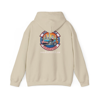 Ride Free CLE - Unisex Heavy Blend™ Hooded Sweatshirt - OCDandApparel