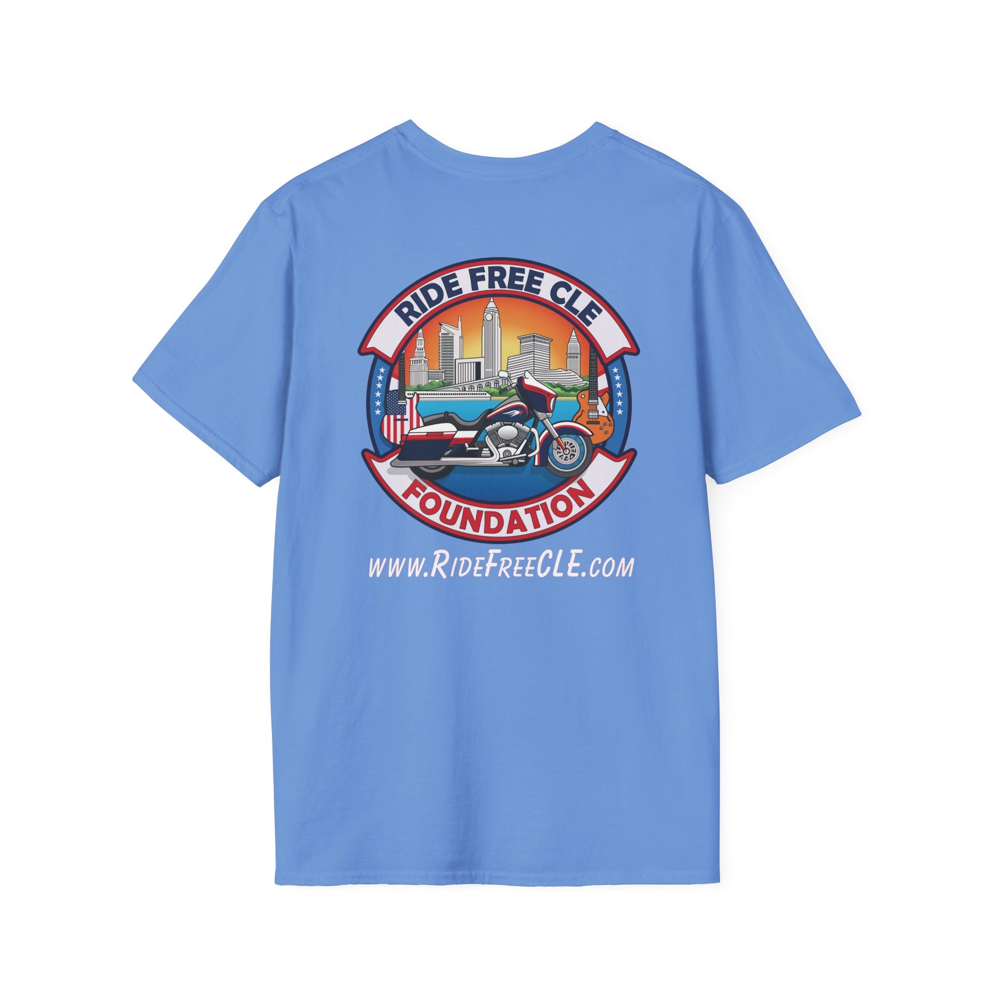 Ride Free CLE - Unisex Softstyle T-Shirt - OCDandApparel