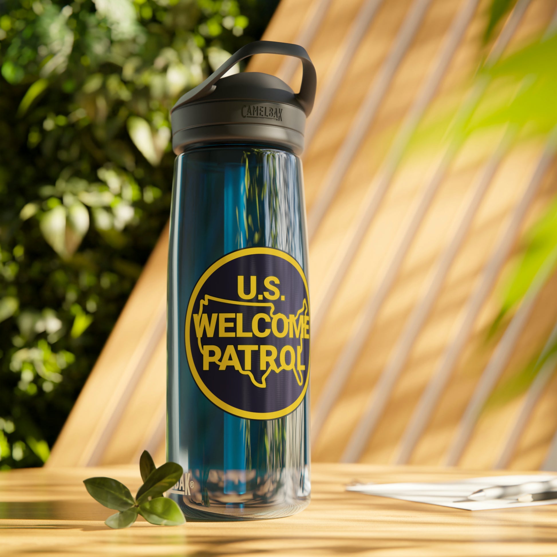 US Welcome Patrol Parody - CamelBak Eddy®  Water Bottle, 20oz5oz - OCDandApparel