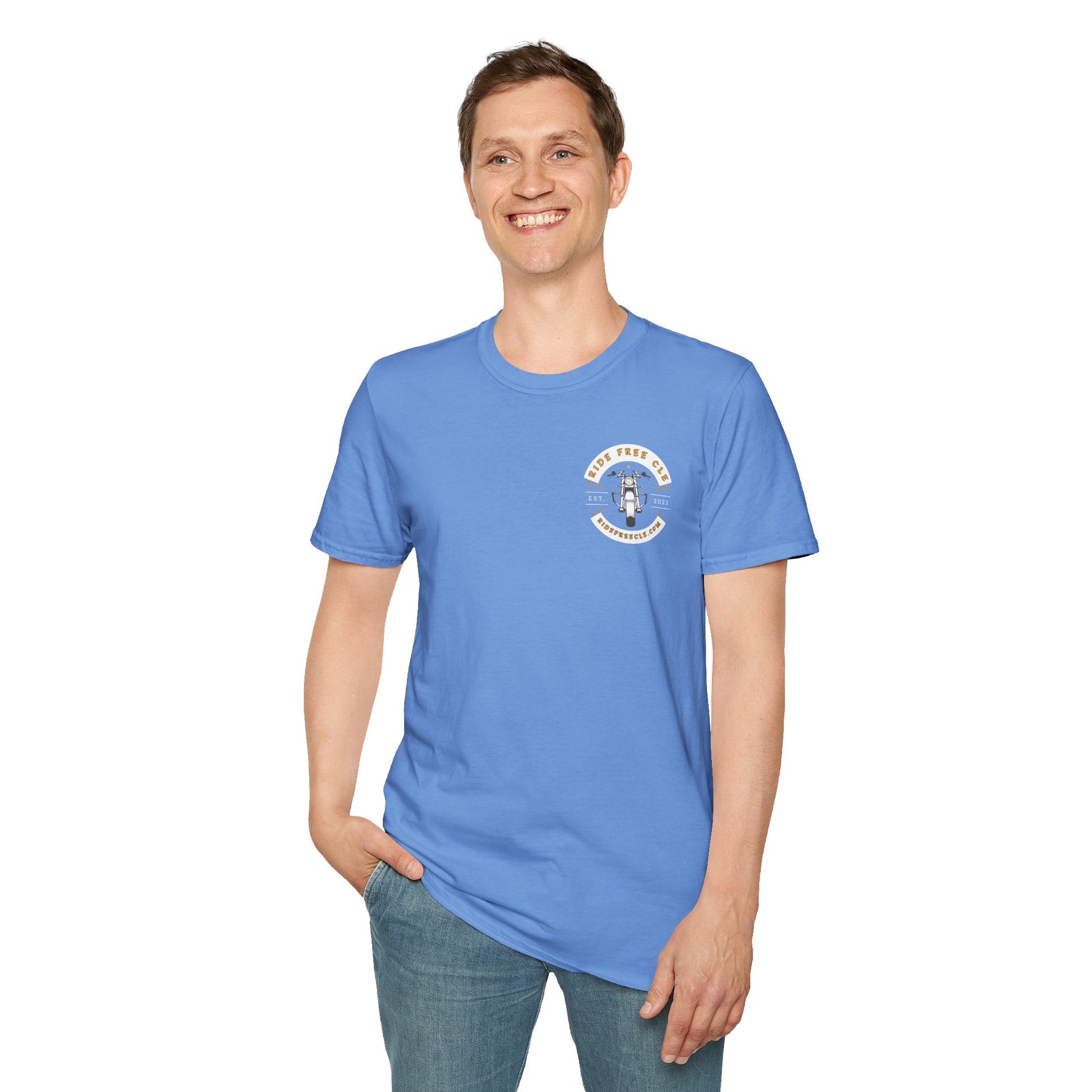 Ride Free CLE - Unisex Softstyle T-Shirt - OCDandApparel