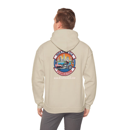 Ride Free CLE - Unisex Heavy Blend™ Hooded Sweatshirt - OCDandApparel