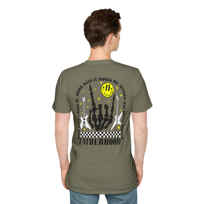 Rockin' Fatherhood - Unisex Softstyle T-Shirt - OCDandApparel