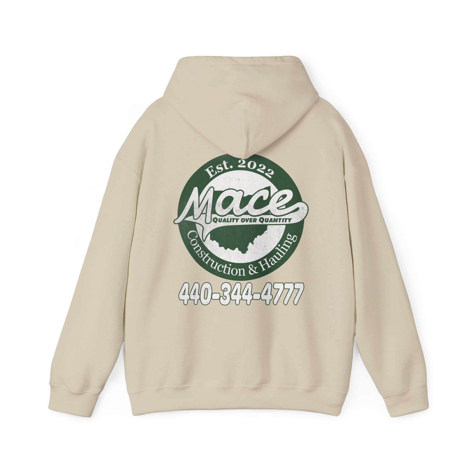 Mace Construction & Hauling - Unisex Heavy Blend™ Hooded Sweatshirt - OCDandApparel