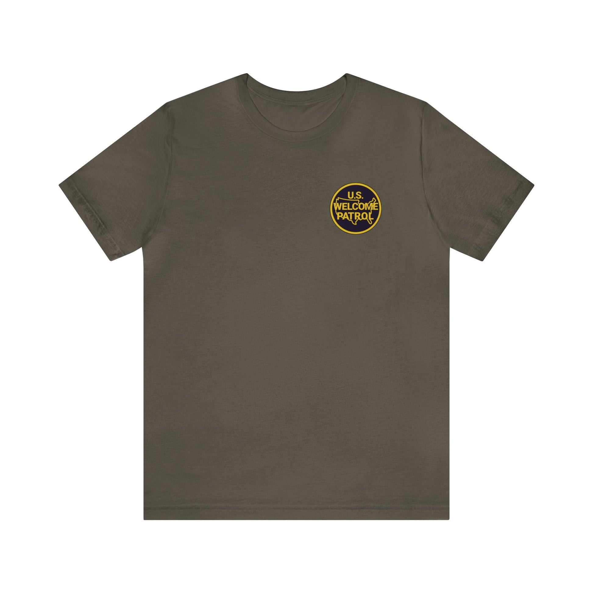 US Welcome Patrol Parody - Unisex Jersey Short Sleeve Tee - OCDandApparel