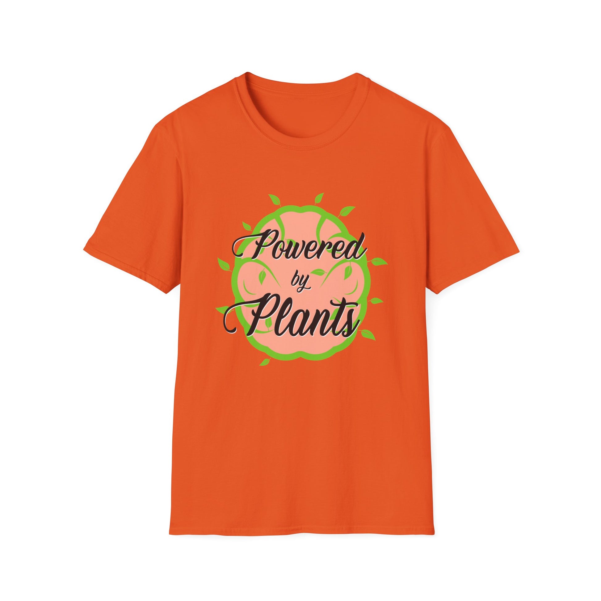 Powered by Plants - Unisex Softstyle T-Shirt - OCDandApparel