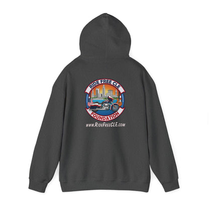 Ride Free CLE - Unisex Heavy Blend™ Hooded Sweatshirt - OCDandApparel