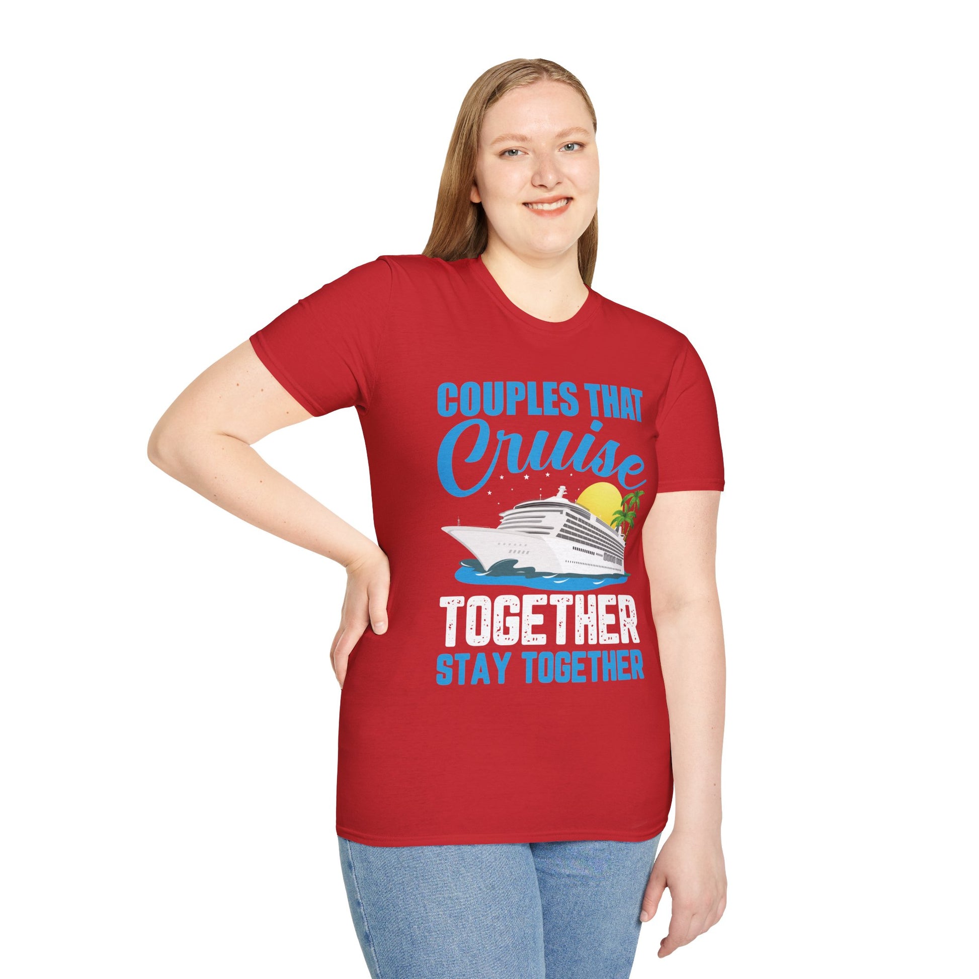 Couples That Cruise - Unisex Softstyle T-Shirt - OCDandApparel