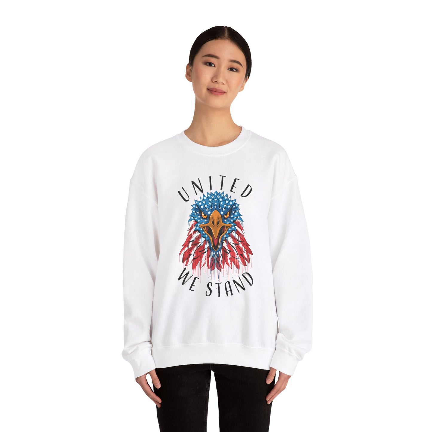 United We Stand - Unisex Heavy Blend™ Crewneck Sweatshirt - OCDandApparel