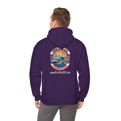 Ride Free CLE - Unisex Heavy Blend™ Hooded Sweatshirt - OCDandApparel