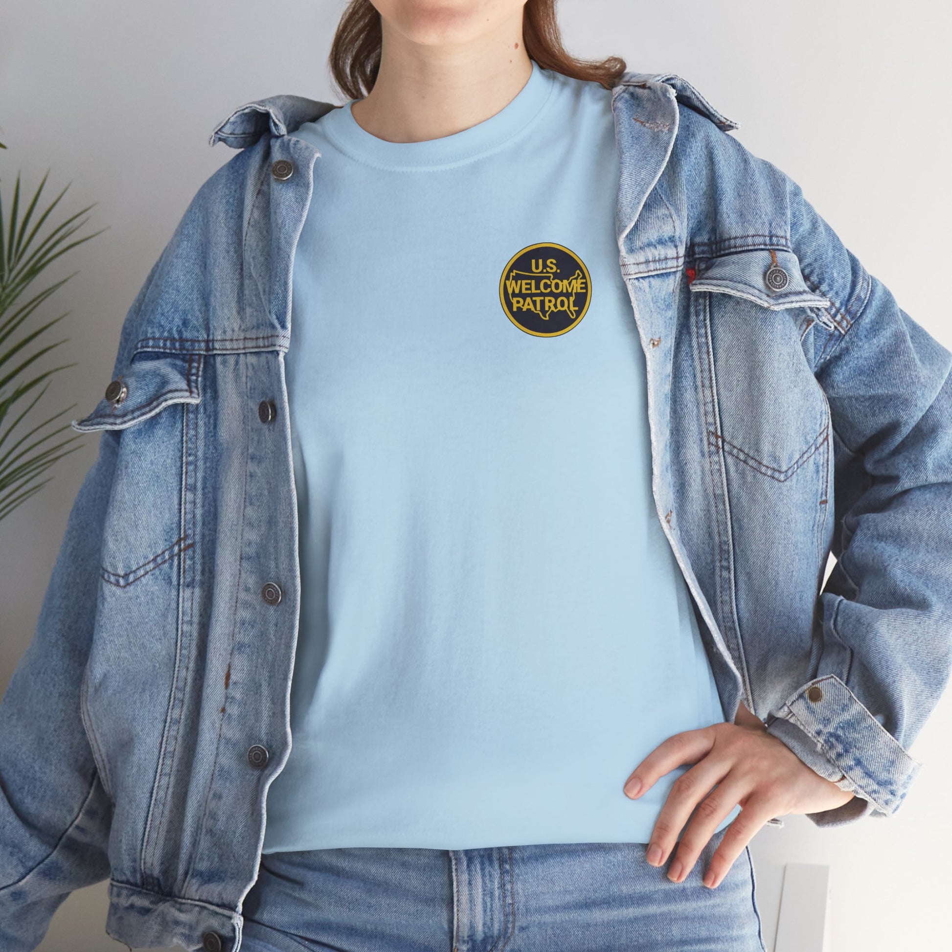 US Welcome Patrol Parody - Gildan Unisex Heavy Cotton Tee - OCDandApparel