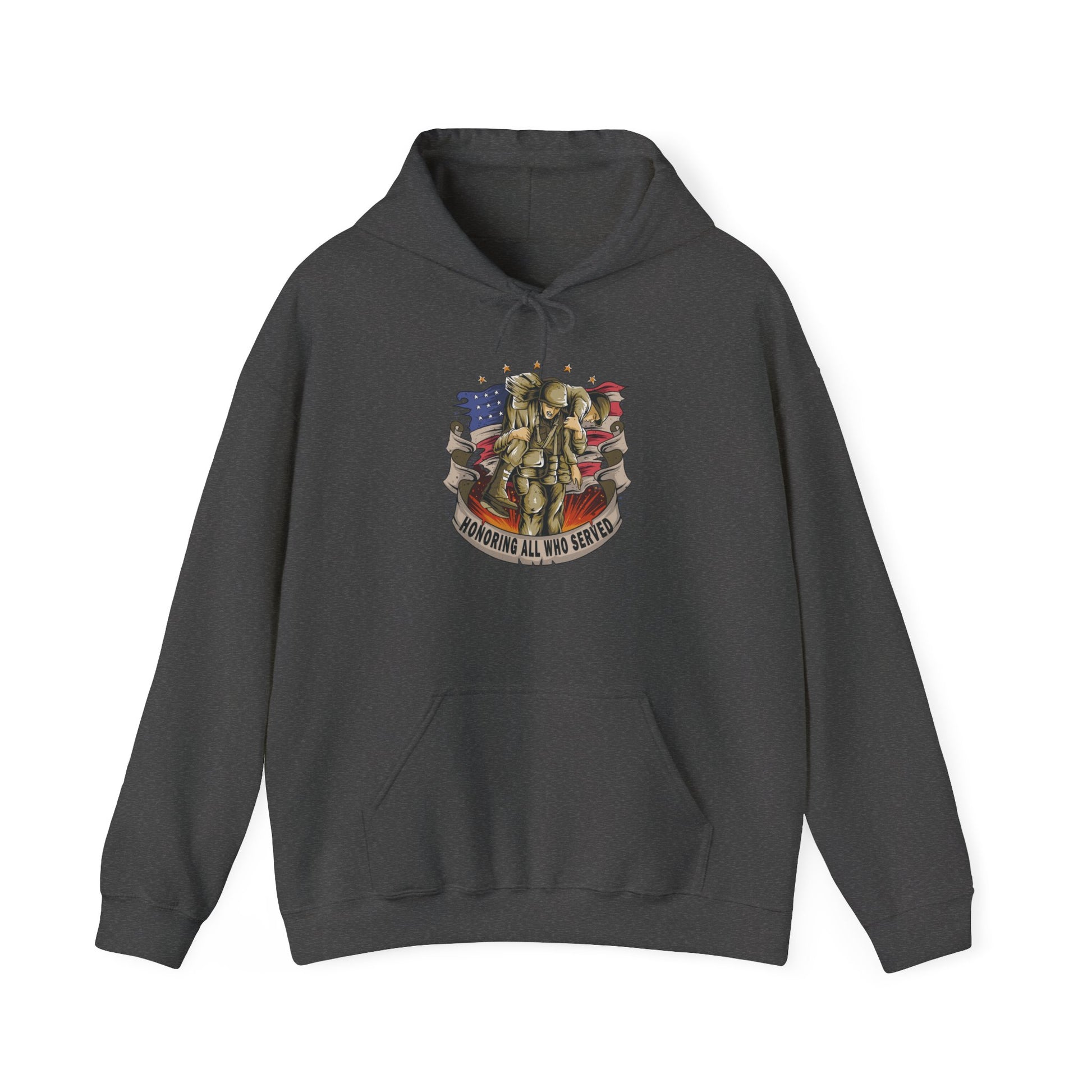 Honoring All Who Served - Unisex Heavy Blend™ Hooded Sweatshirt - OCDandApparel