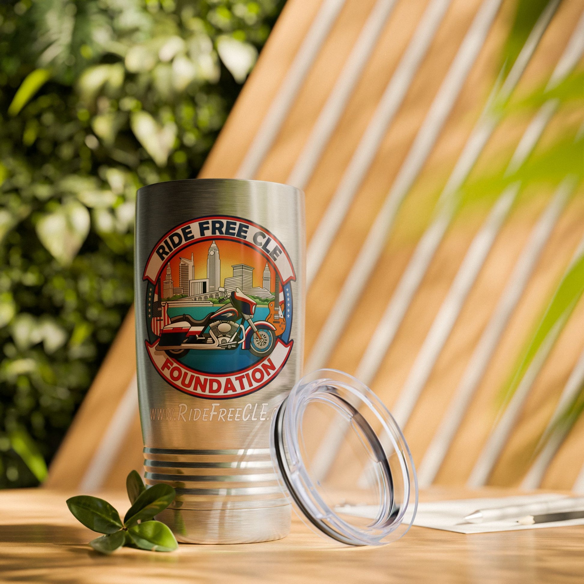 Ride Free CLE Foundation 20oz Tumbler - Perfect for Riders & Outdoor Enthusiasts - OCDandApparel