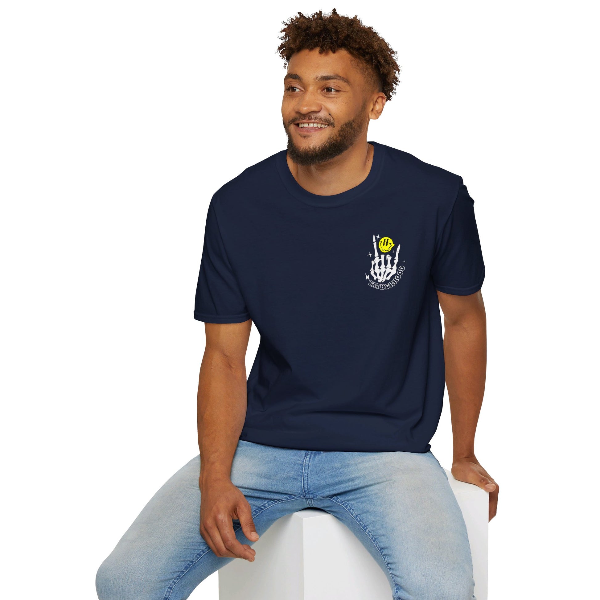 Rockin' Fatherhood - Unisex Softstyle T-Shirt - OCDandApparel