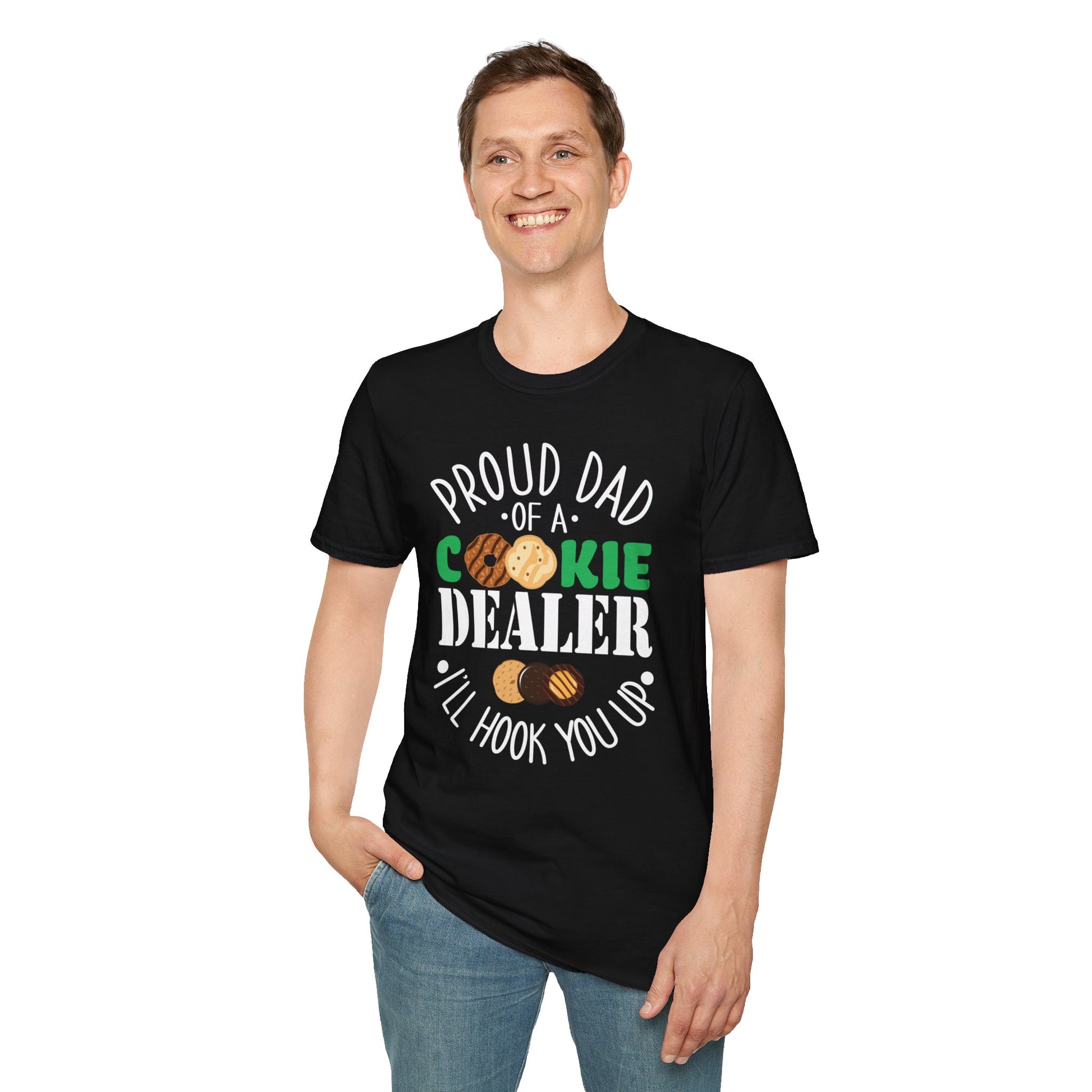Proud Dad Of a Cookie Dealer - Unisex Softstyle T-Shirt - OCDandApparel