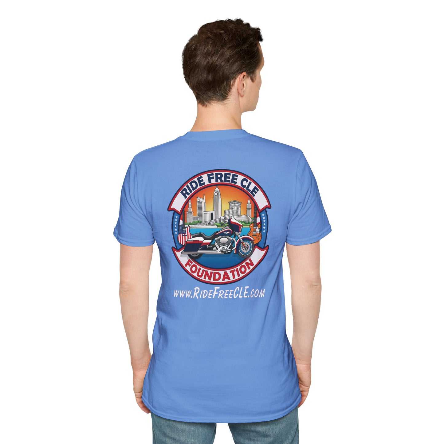 Ride Free CLE - Unisex Softstyle T-Shirt - OCDandApparel