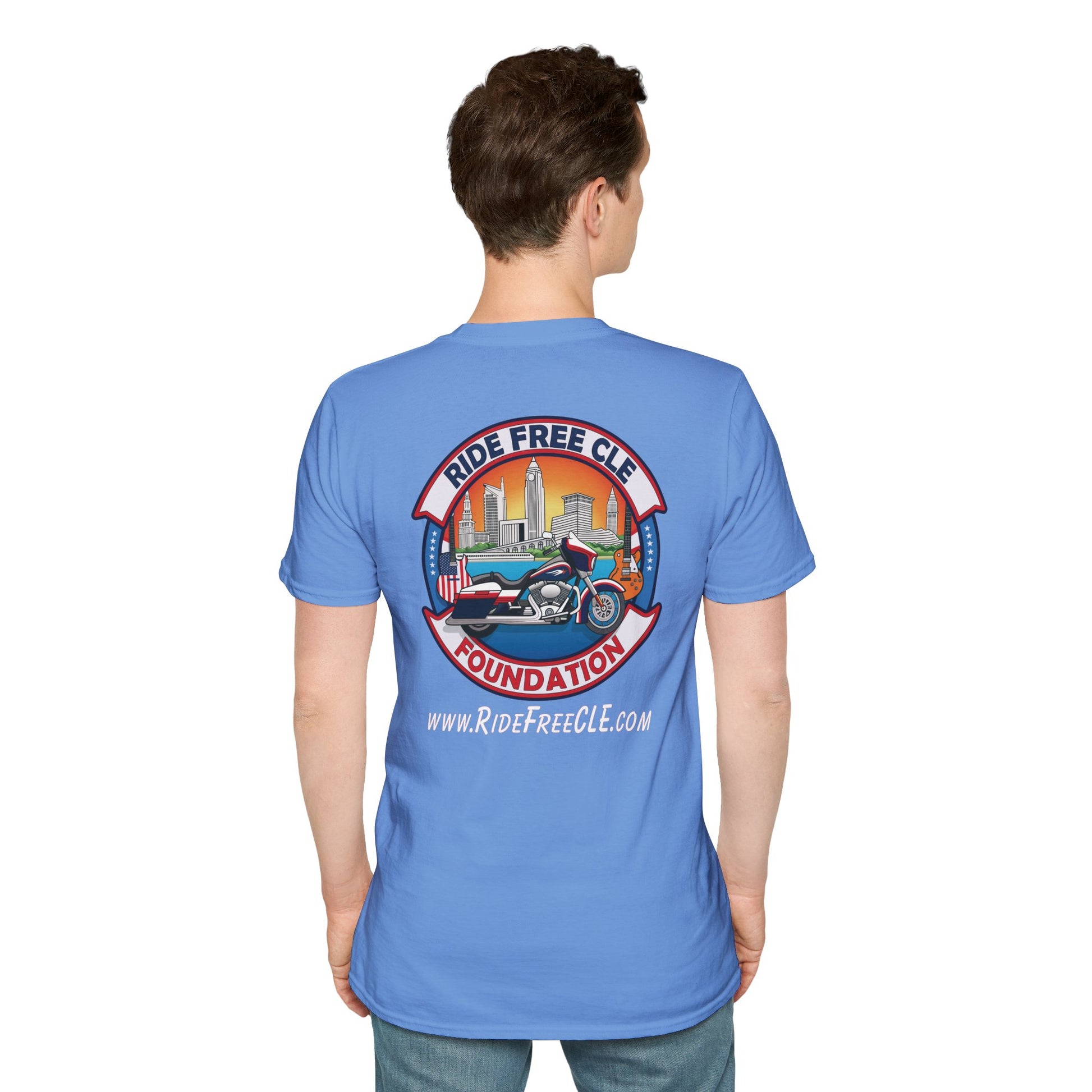 Ride Free CLE - Unisex Softstyle T-Shirt - OCDandApparel