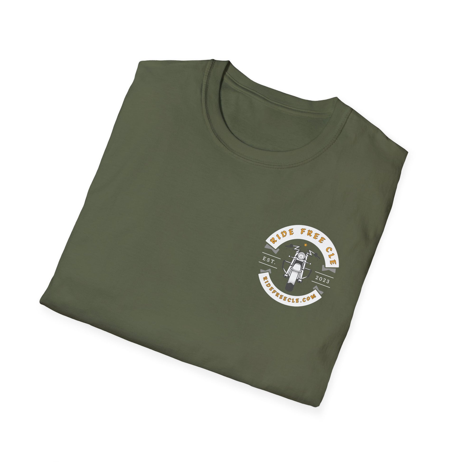 Ride Free CLE - Unisex Softstyle T-Shirt - OCDandApparel