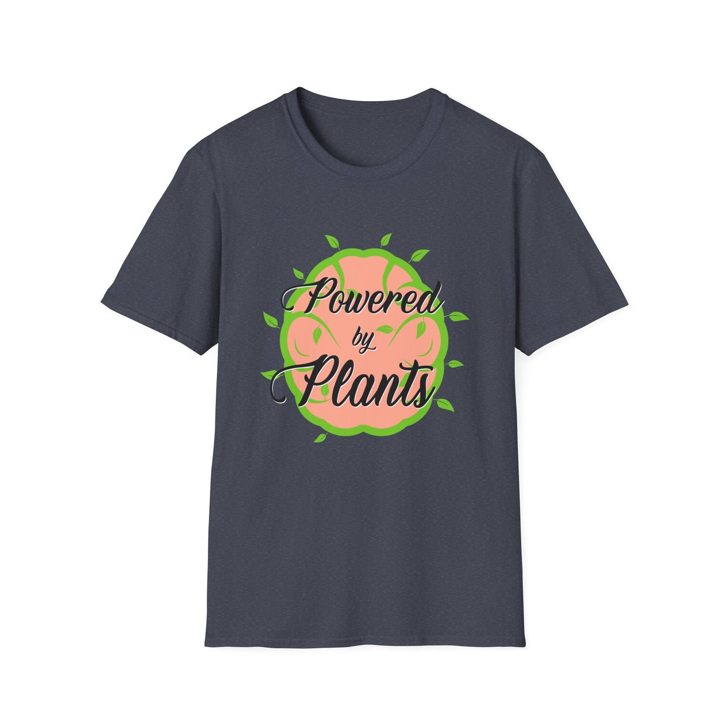 Powered by Plants - Unisex Softstyle T-Shirt - OCDandApparel
