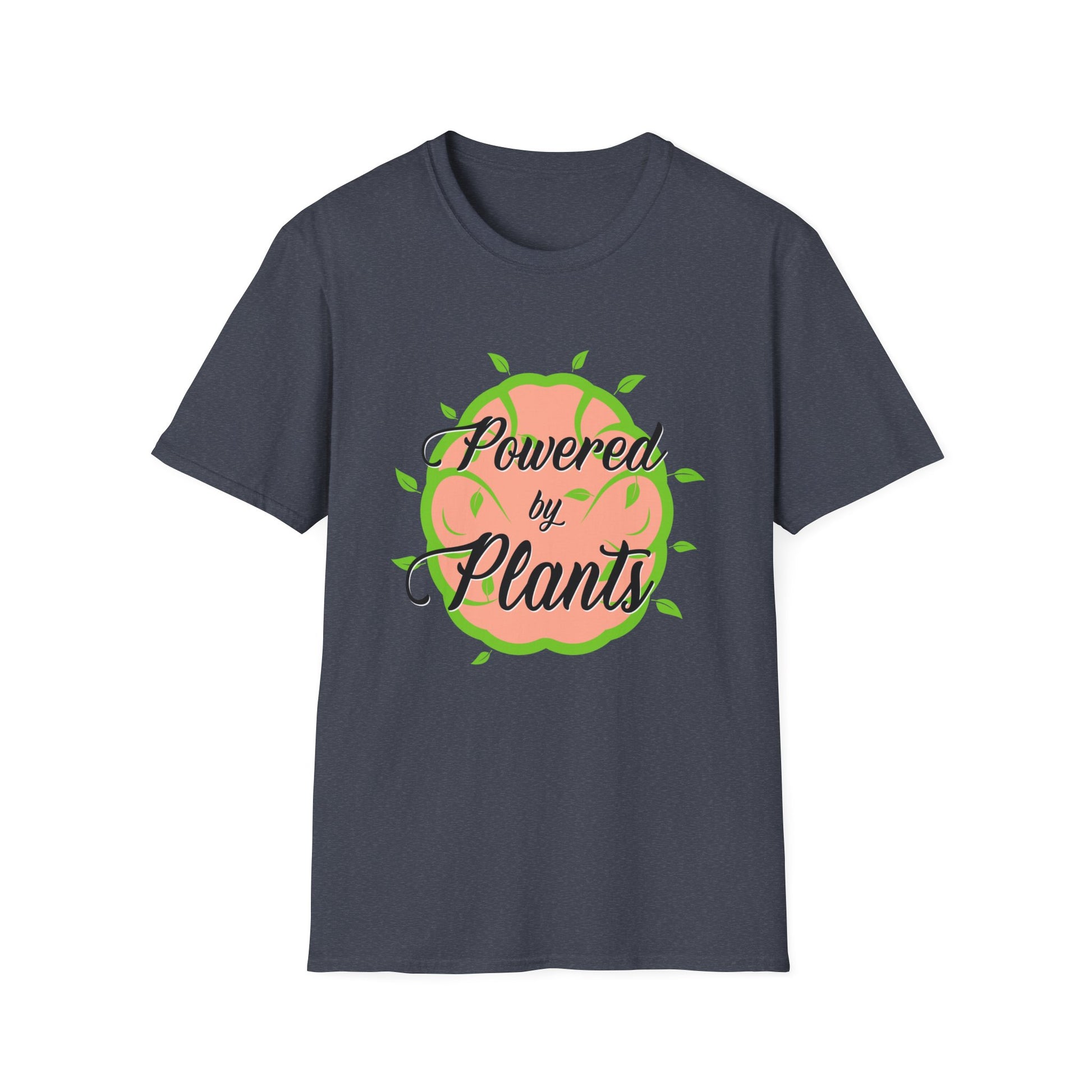 Powered by Plants - Unisex Softstyle T-Shirt - OCDandApparel