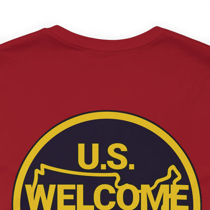 US Welcome Patrol Parody - Unisex Jersey Short Sleeve Tee - OCDandApparel