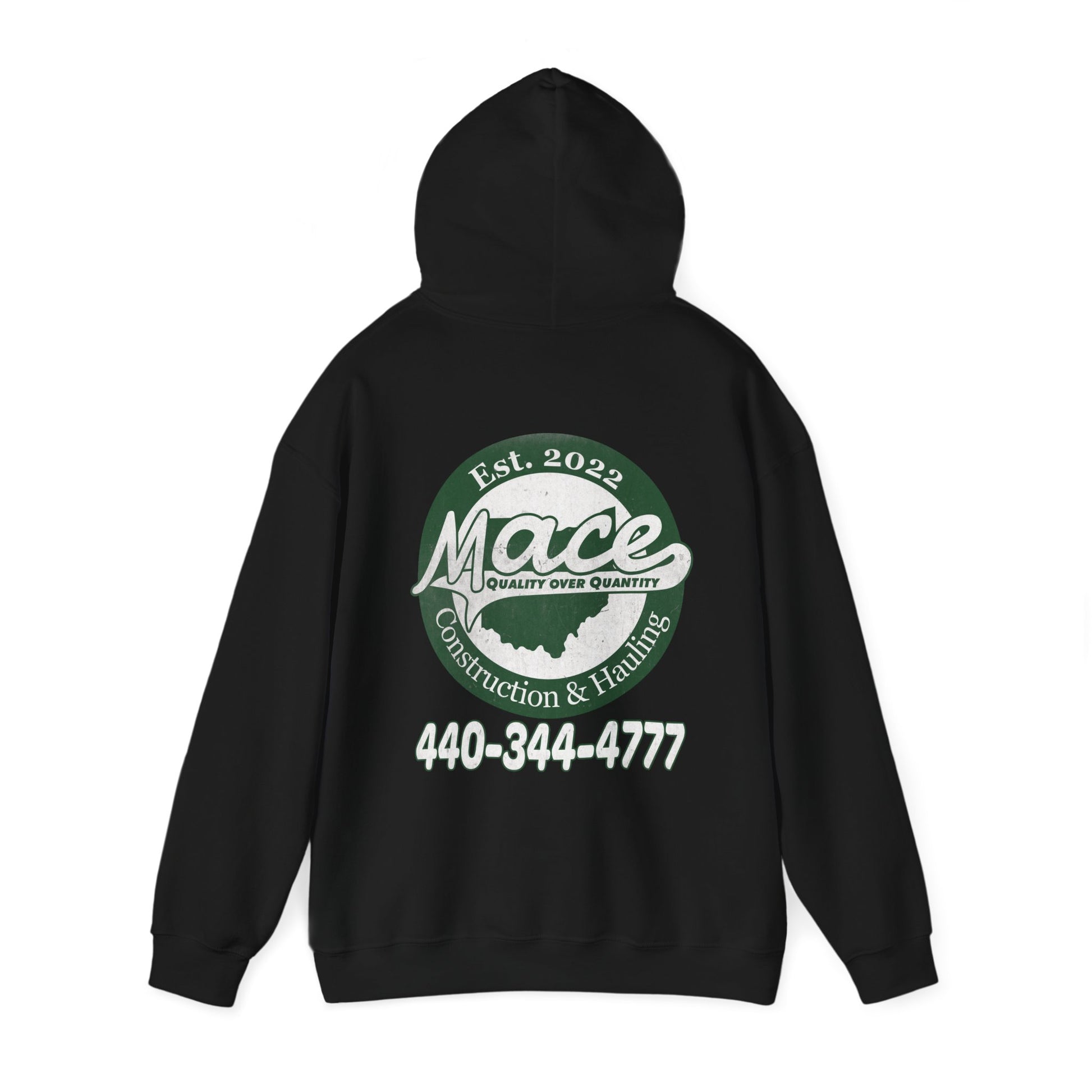 Mace Construction & Hauling - Unisex Heavy Blend™ Hooded Sweatshirt - OCDandApparel