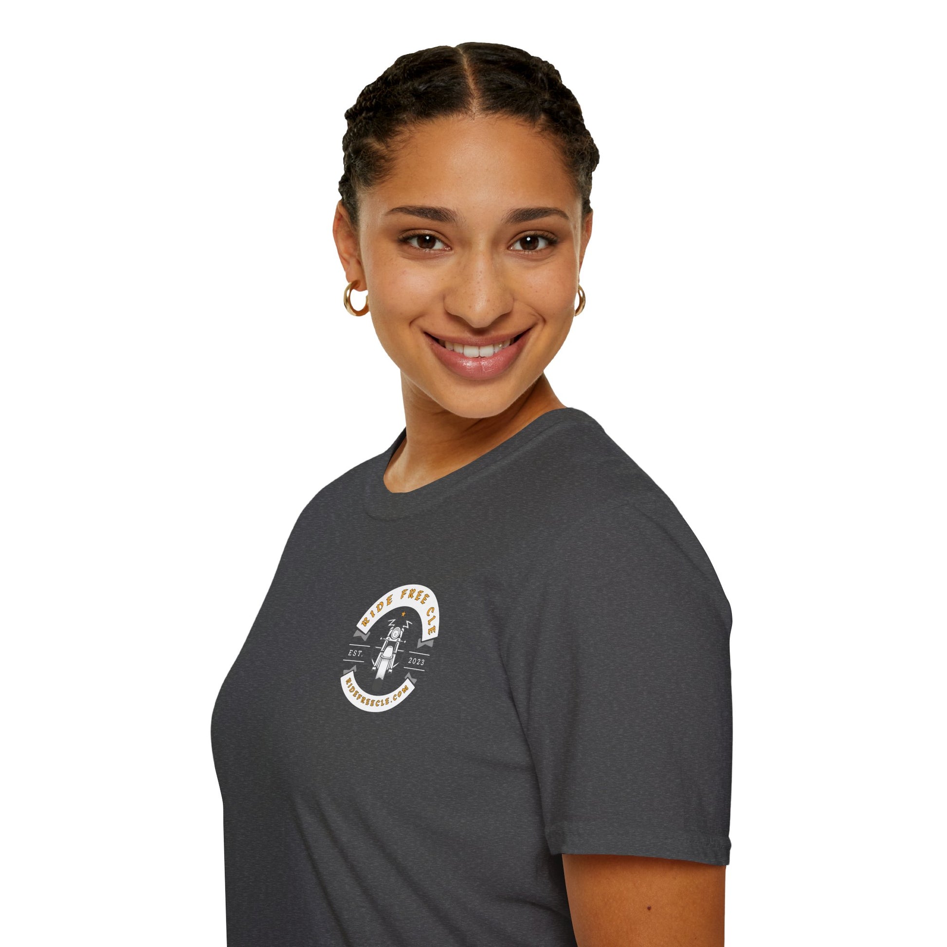 Ride Free CLE - Unisex Softstyle T-Shirt - OCDandApparel