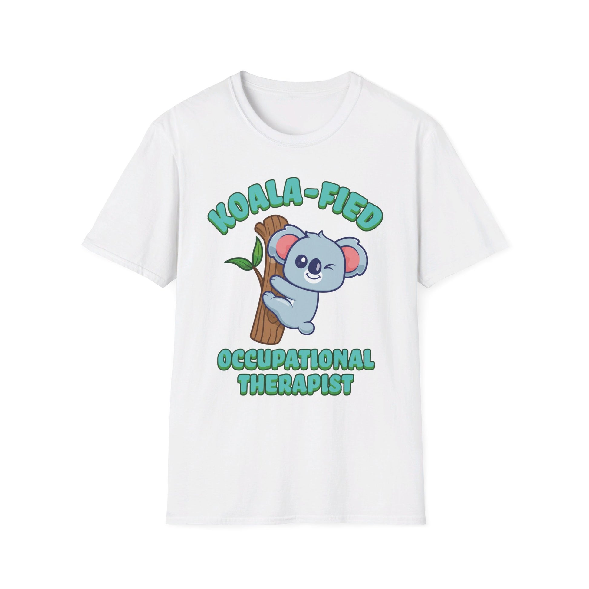Koala-Fied Occupational Therapist - Unisex Softstyle T-Shirt - OCDandApparel