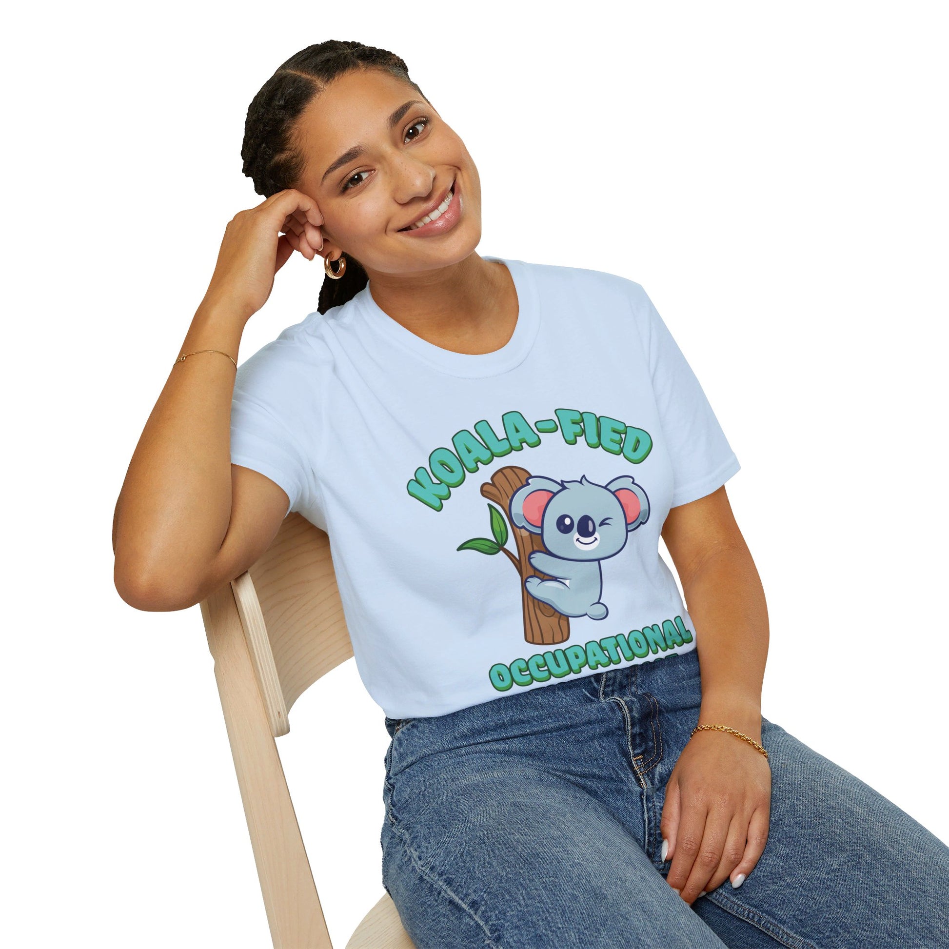 Koala-Fied Occupational Therapist - Unisex Softstyle T-Shirt - OCDandApparel