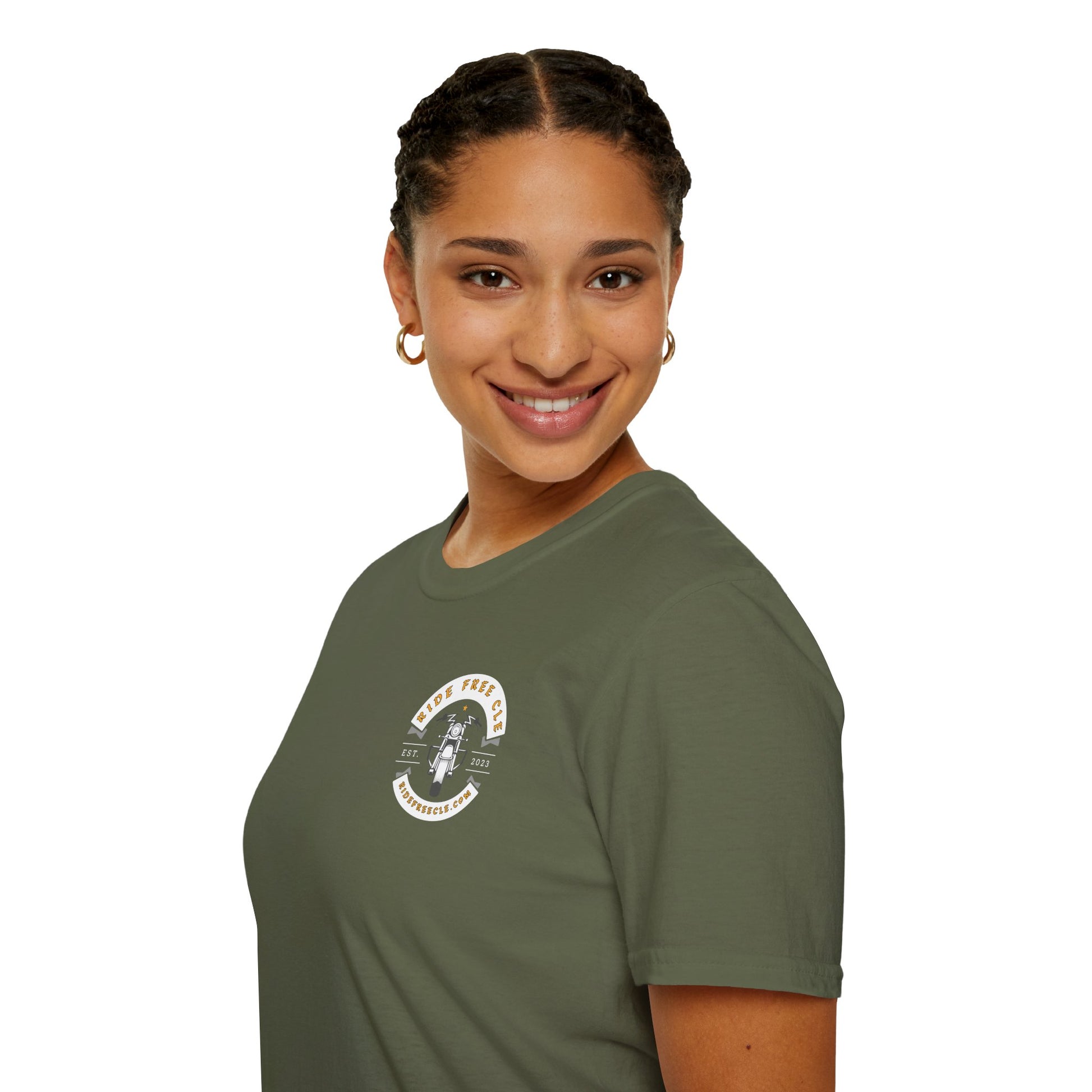 Ride Free CLE - Unisex Softstyle T-Shirt - OCDandApparel