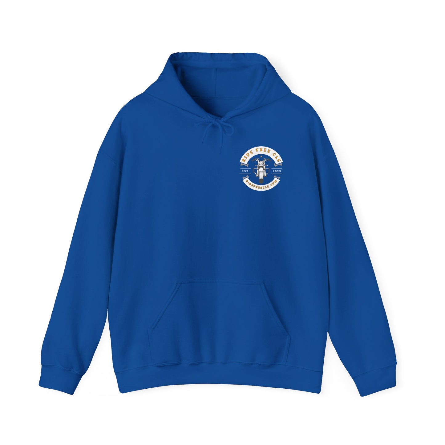 Ride Free CLE - Unisex Heavy Blend™ Hooded Sweatshirt - OCDandApparel