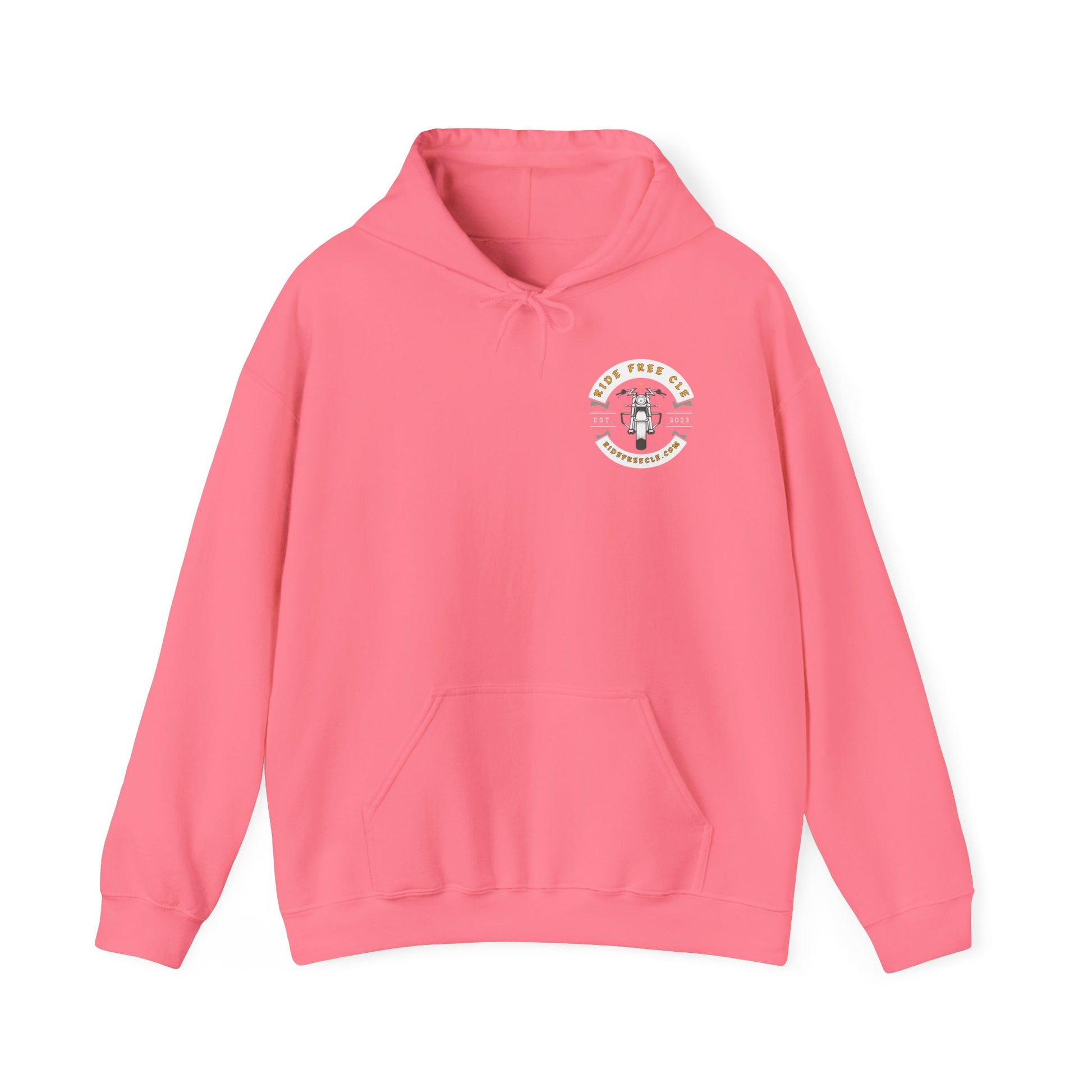 Ride Free CLE - Unisex Heavy Blend™ Hooded Sweatshirt - OCDandApparel