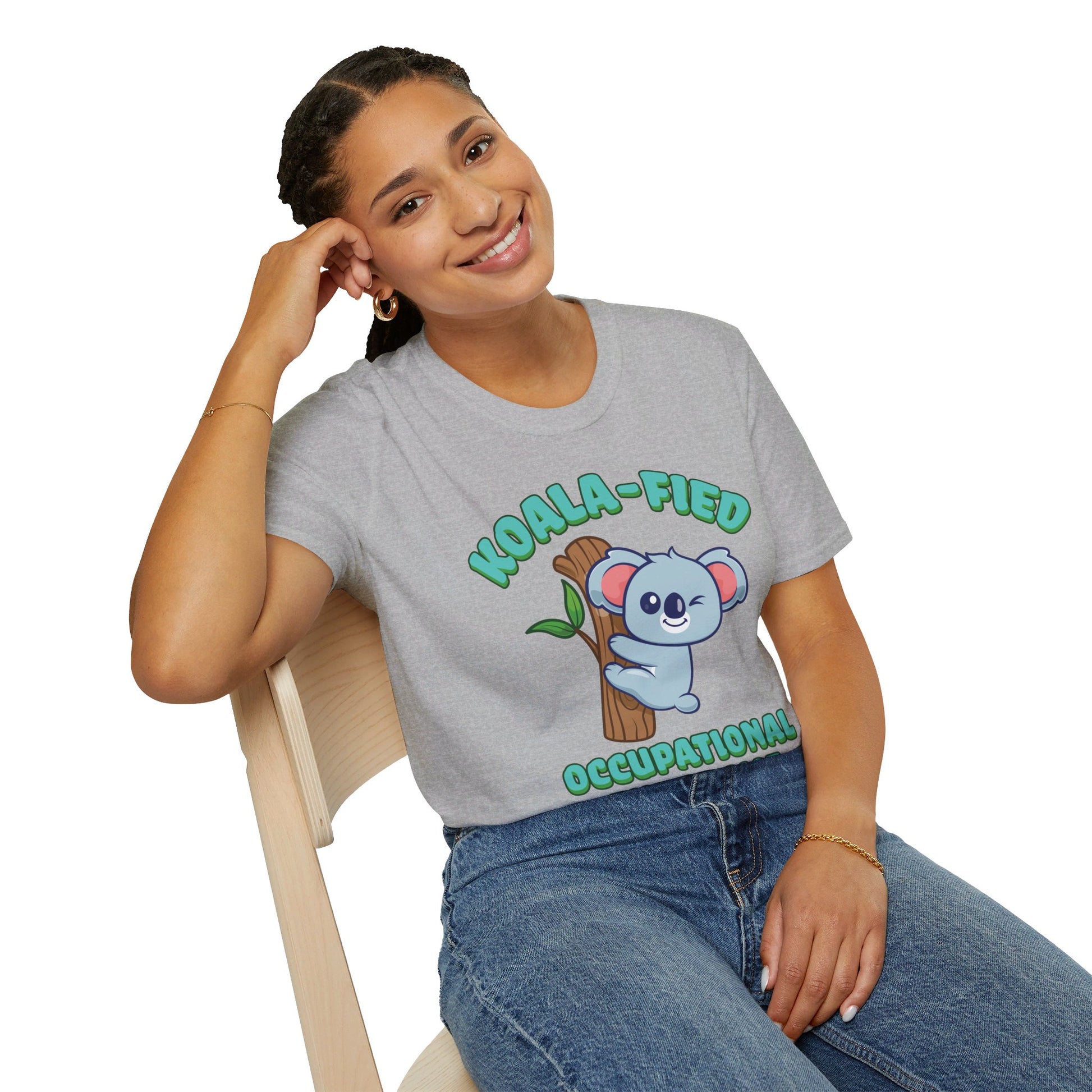 Koala-Fied Occupational Therapist - Unisex Softstyle T-Shirt - OCDandApparel