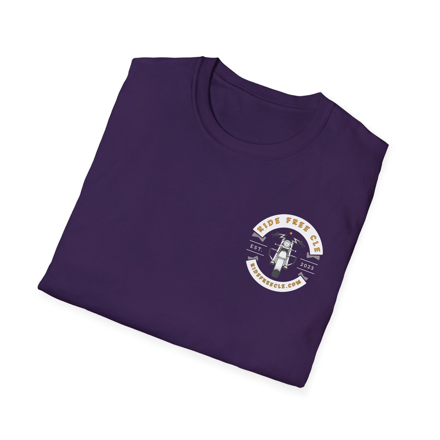 Ride Free CLE - Unisex Softstyle T-Shirt - OCDandApparel