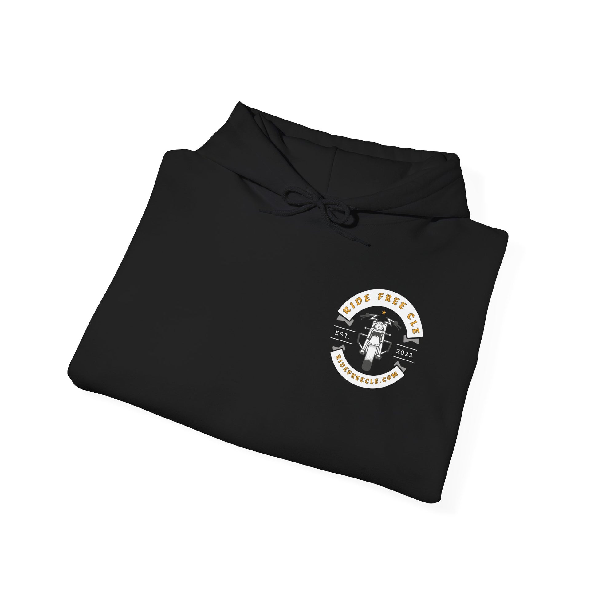 Ride Free CLE - Unisex Heavy Blend™ Hooded Sweatshirt - OCDandApparel